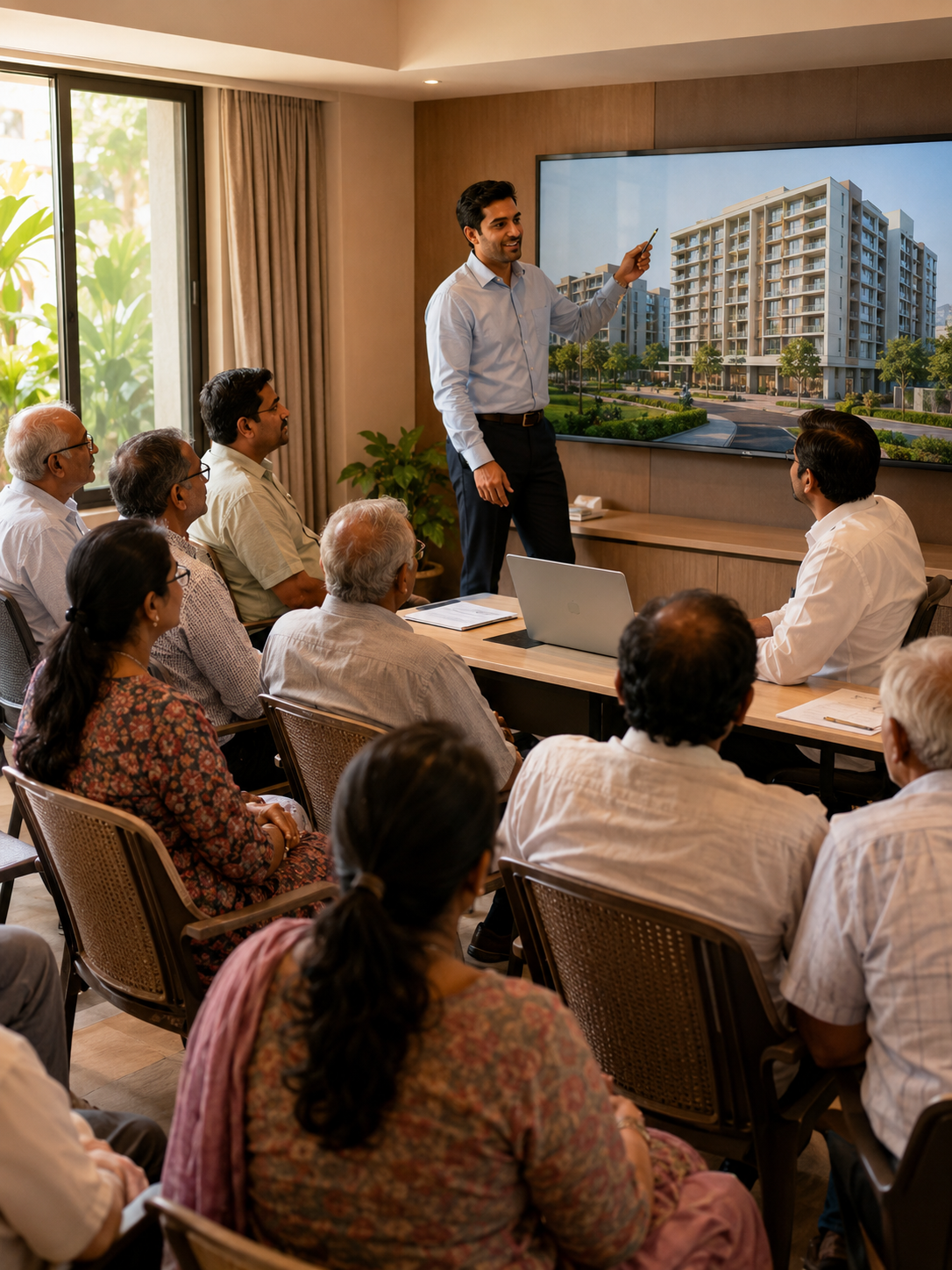Society members meeting discussion redevelopment